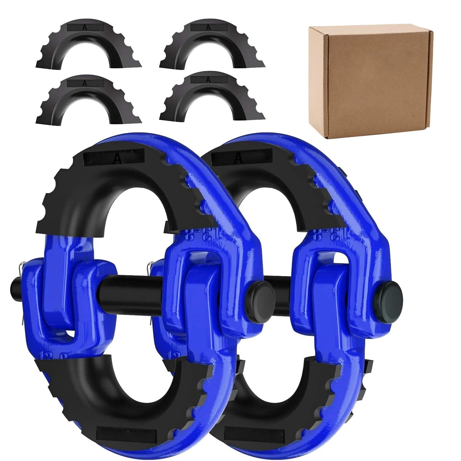 American lifting butterfly buckle double ring buckle G80 alloy steel, lifting safety buckle