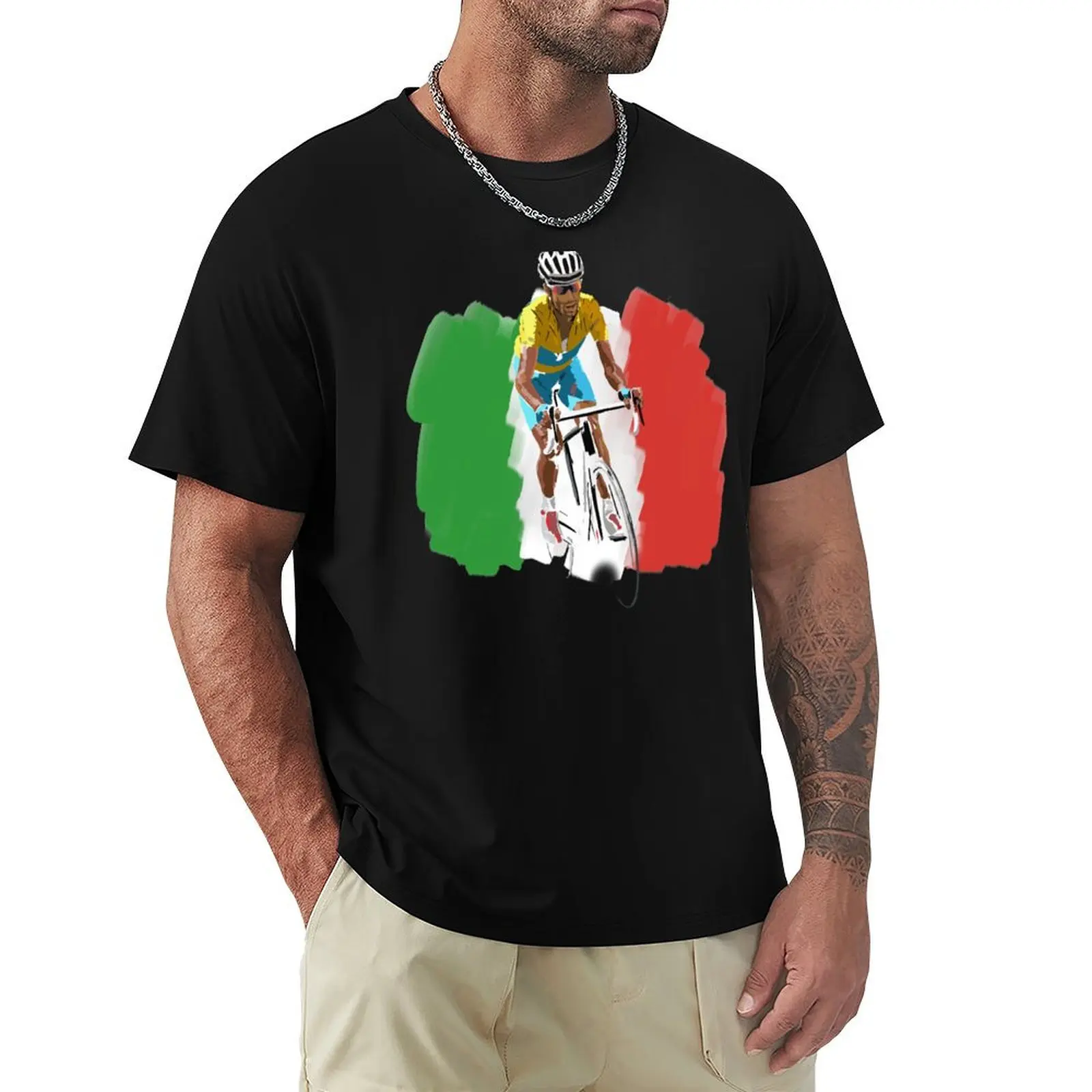 

Maillot Jaune , Italy Flag T-Shirt Fashion Print Casual Short Sleeve