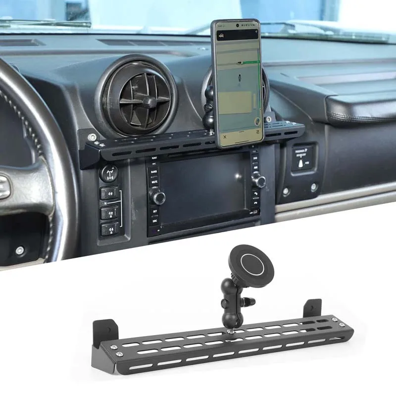 

Держатель для телефона на центральной консоли автомобиля, подставка для GPS-навигатора, аксессуар для Hummer H2 2003-2007, аксессуары для интерьера