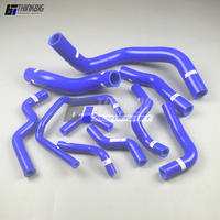 Silicone Coolant Hose Kit, Fits Nissan Silvia/180SX 200SX S13 S14 S15 SR20DE SR20DET 1991-2002 ( (10Pieces)