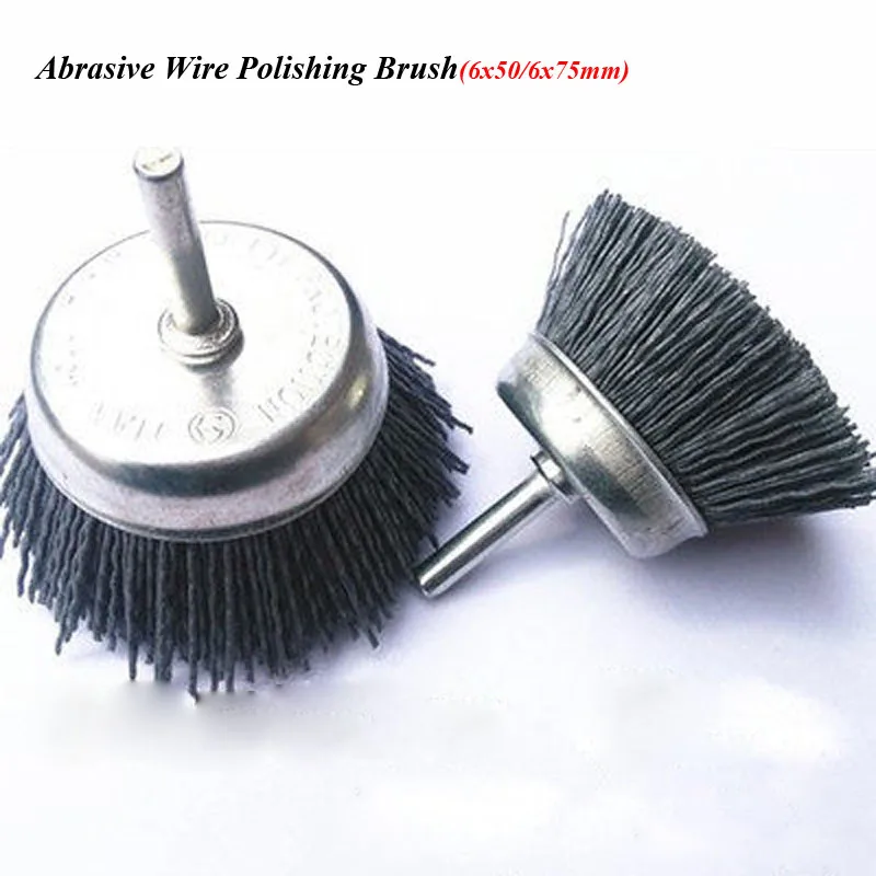 Bowl shaped Abrasive wire polishing brush Silicon carbide metal groove grinding and polishing brush grit#80~600 groove polishing