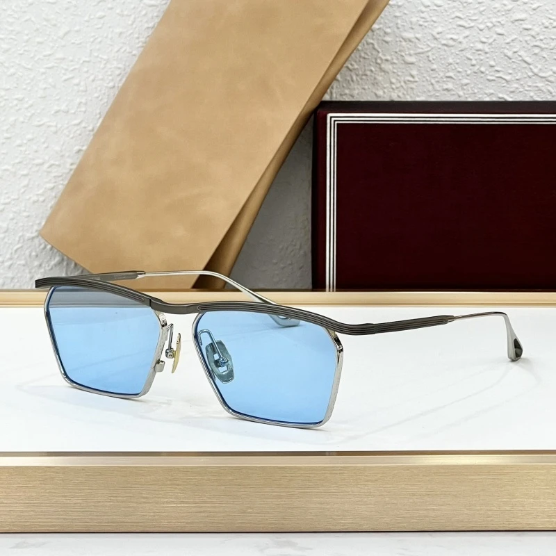 

BRESSON Fashion Luxury Brand Women Female Sunglasses Men Oval Alloy High Quality Outdoor Eyewear Shades for Sun with Case