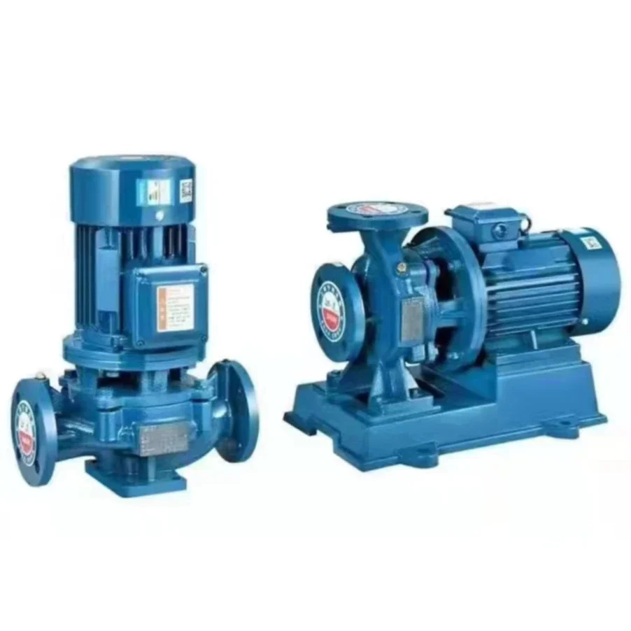 ISW horizontal end suction pump single stage pipeline monoblock pipeline centrifugal water pump