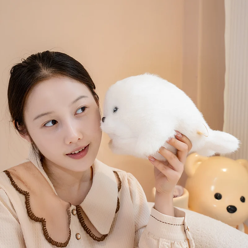 Schattige Oceaan Baby Dieren Knuffel 26cm Zwarte Tijger Walvis Pluche Pop Zacht Blauw Wit Roze Zeeotter Pop Kind Kerst Verjaardagscadeau