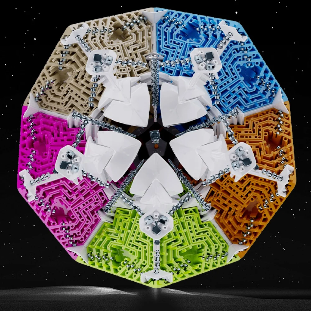 Yuxin Huanglong 9X9 Megaminx Magische Blokjes Puzzel Cubo Magico Megaminxeds Professionele Snelheid Stickerless Onderwijs Speelgoed