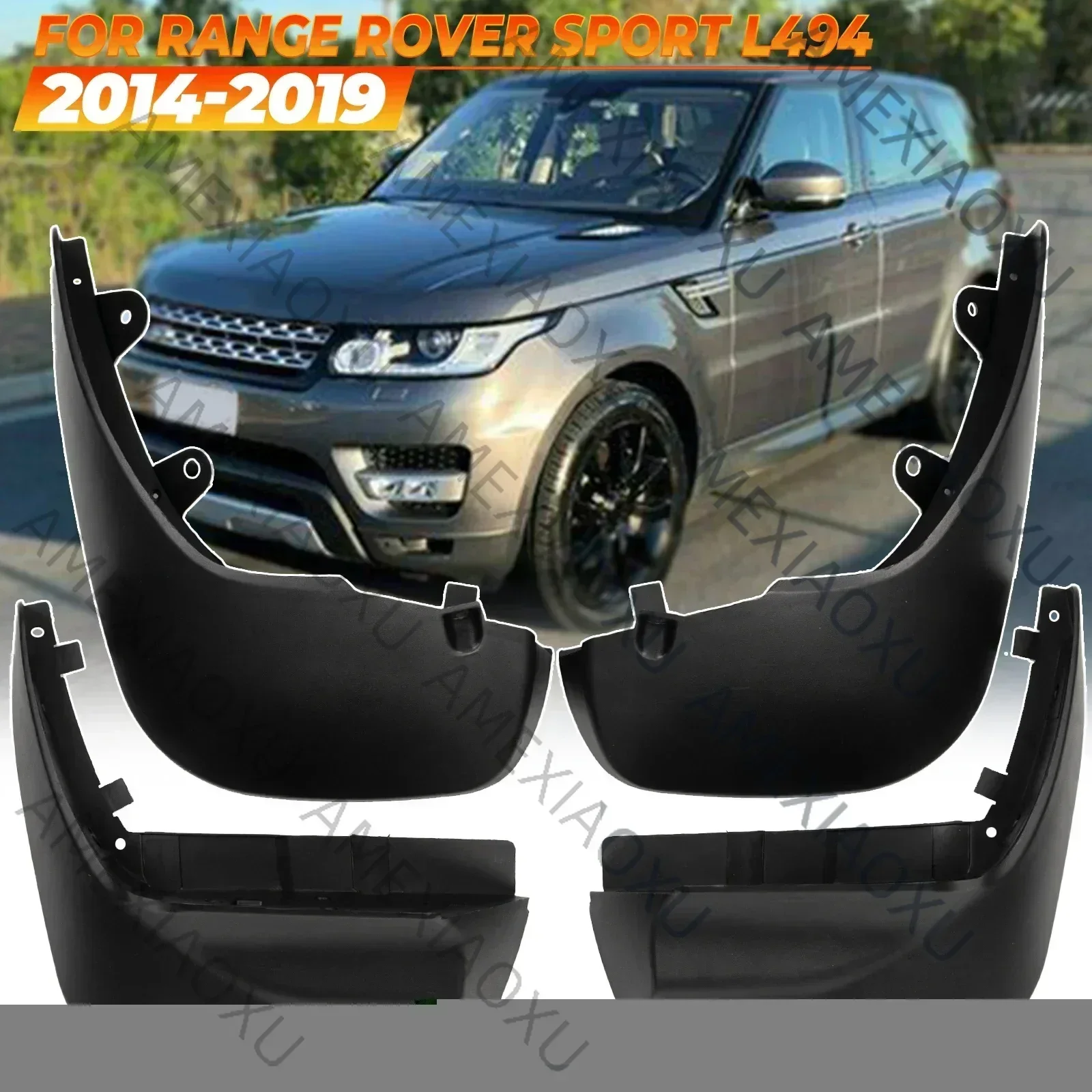 WANWUXIN 4X Mudflaps Mud Flap Front&Rear Mudguard Splash Fender Protector For Land Rover Range Rover Sport L494 2014-2019 Car Ac