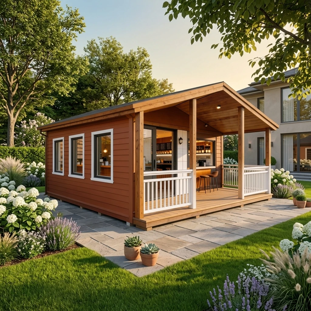 Prefab Luxury Hotel Ready Expandable Container House Modular Foldable Steel Structure European Design Home