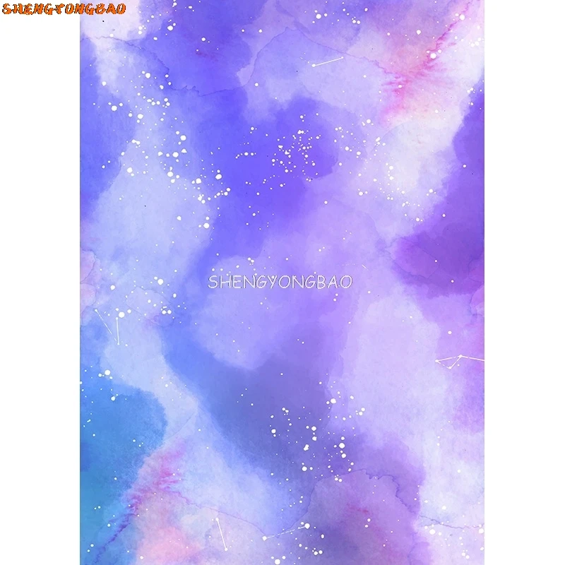 Vintage Màu Nước Chụp Ảnh Chân Dung Phông Nền Phòng Thu Đạo Cụ Gradient Đồng Màu Ảnh Nền 211014 PPL-02