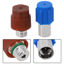 2pcs R134a Air Conditioning HD ND Connections For R134a For Ford Ope/l Seat Skod/a ND Adapter Und 357820795J 357820795H