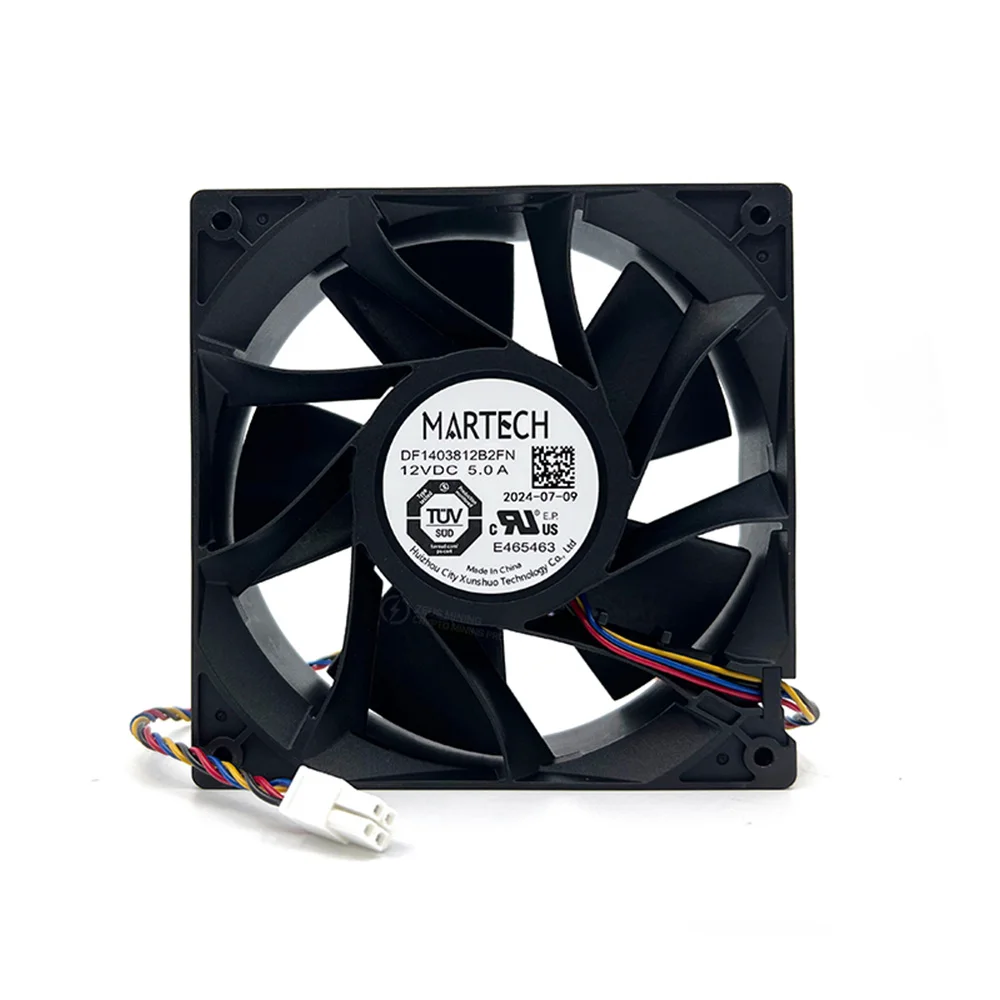 Antminer Cooling Fan Martech 7000RPM Cooling Fan 140mm 12VDC 5A Use For Antminer S21XP S21pro S21+ Dissipate Heat Quickly