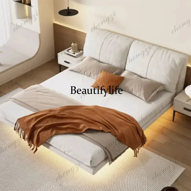 

Nordic Headboard Frame Double Bed Luxury King Size Luxury Frame Double Bed Princess Modern Cama Matrimonial Bedroom Furniture