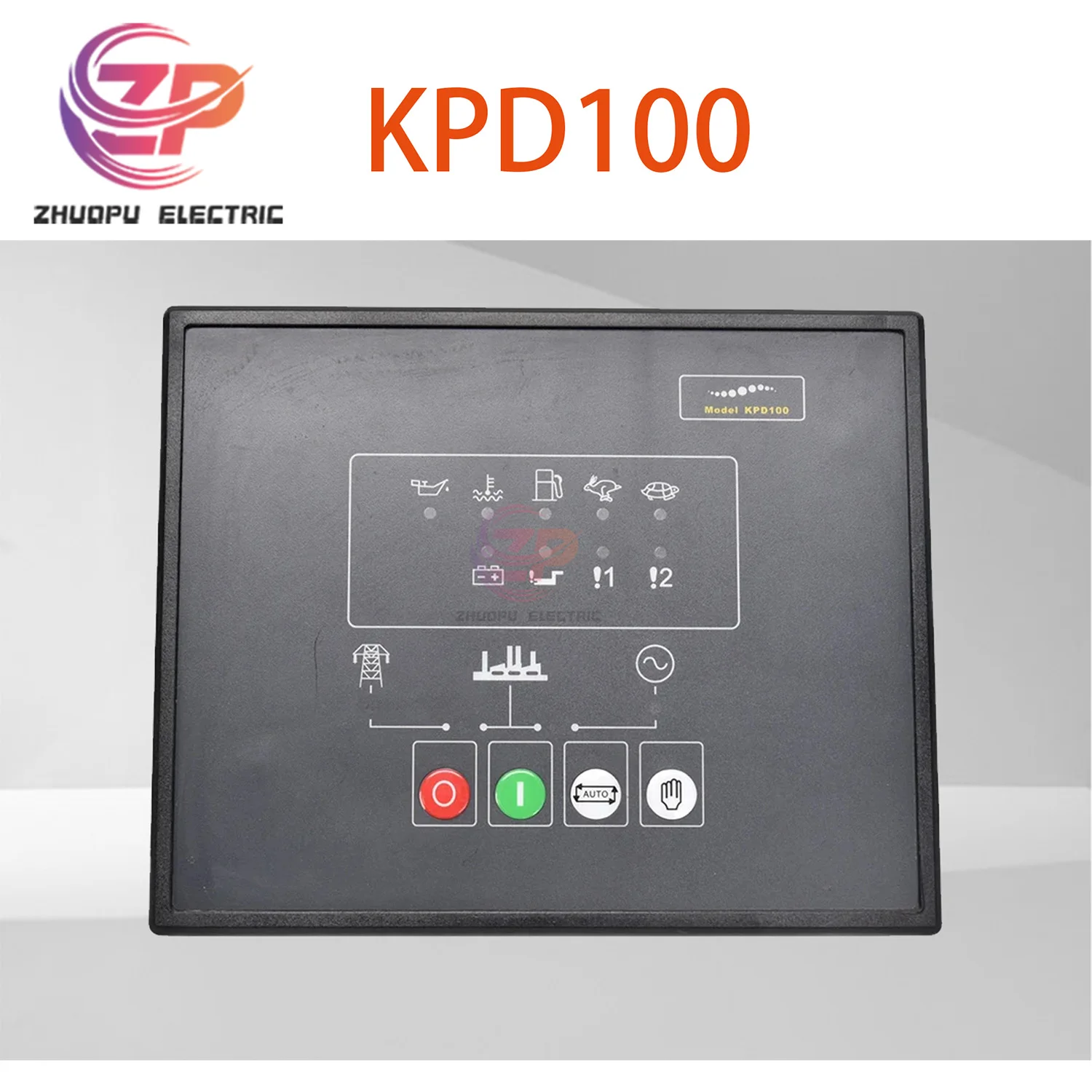 

Контроллер генератора двигателя KIPOR KPD100 ATS, модуль управления автоматическим переключателем передачи/дисплей, автоматическая сбой сети AMF