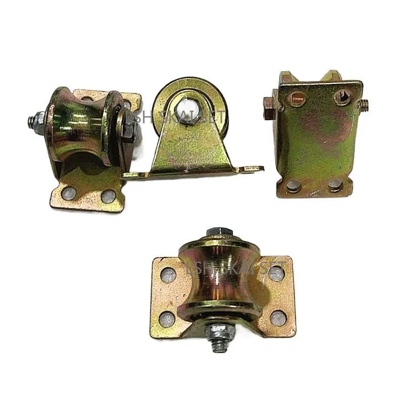 1.2/2 Inch U/V Groove Wheel&Bracket Heavy Duty Rigid Caster Patio Sliding Fence Factory Gate Metal Pulley Door Roller 32mm/48mm