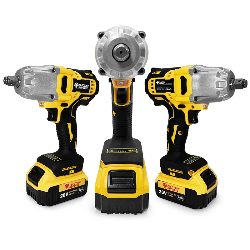 700N·M مفتاح ربط لاسلكي من سبائك الألومنيوم محرك بدون فرشاة محرك كهربائي ليثيوم مناسب لدبوس بطارية ديوالت 20 فولت