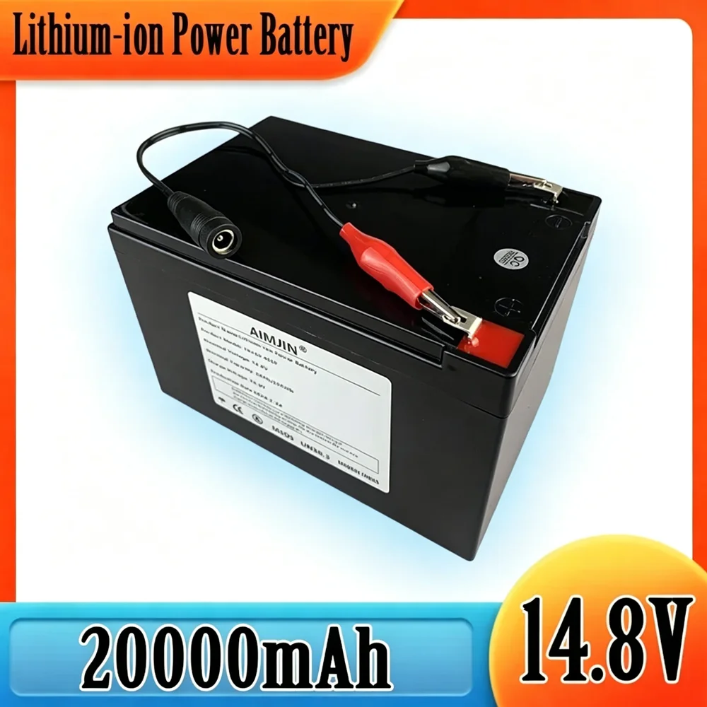 

14.8V 20Ah Lithium-ion 18650 4S5P Battery Pack built-in BMS Suitable for 16.8V Equipment, High-power Inverter, Tourist Car Solar