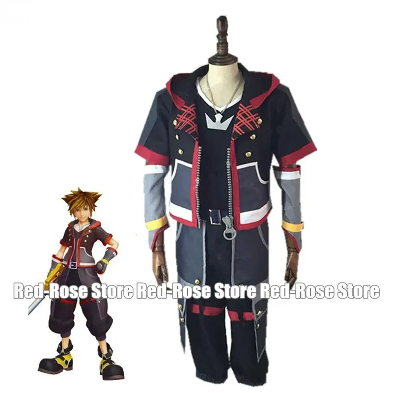 

Anime Kingdom Hearts Sora Cosplay Costume Custom Made