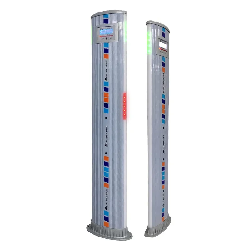 New Designed Portable Metal Detectors 5 Zone Portable Single Panel Security Walk Through Metal Detector Gate