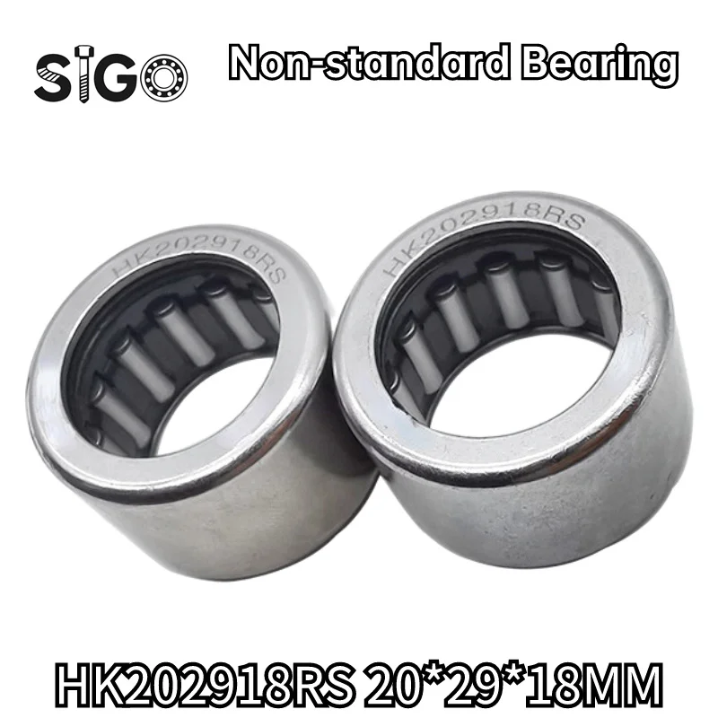 1PCS HK202918RS motorcycle pedal with non-standard stamped outer ring needle roller bearing auto clutch bearing 20*29*18mm