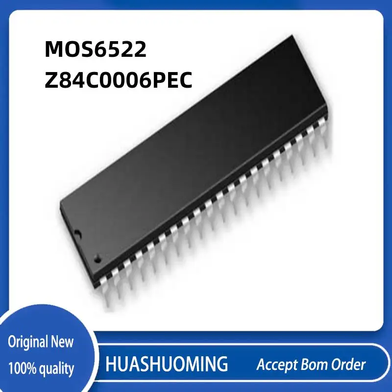 NEW 10PCS/LoT   MOS6522 MOS-6522  Z84C0006PEC   Z84C0006P Z84C0006      DIP-40