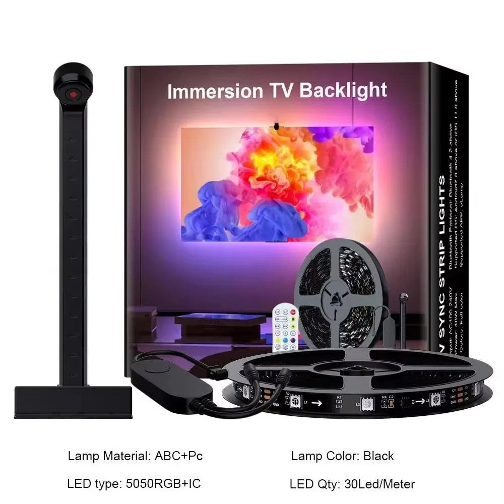 55～75インチ画面用スマートテレビLEDバックライト、カメラ搭載、RGB