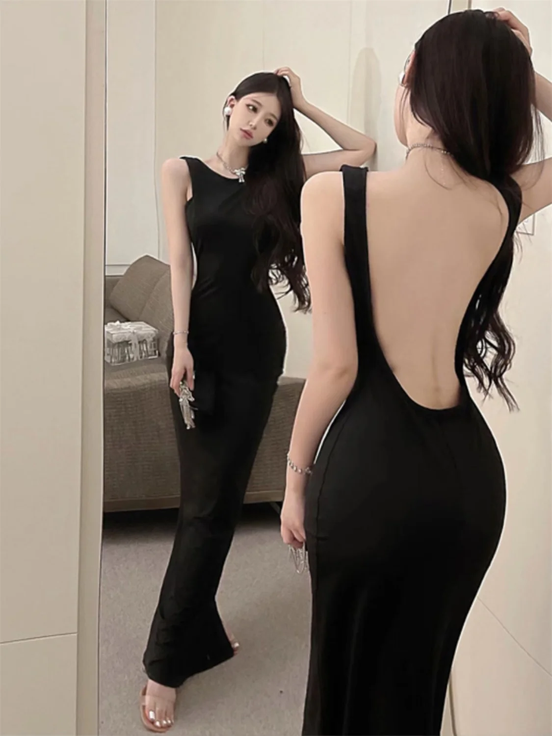 

Black Party Dress for Wedding Dresss Backless Princess Wedding Dresses for Woman Luxury Bepeithy Official Store Bride Dress 2024