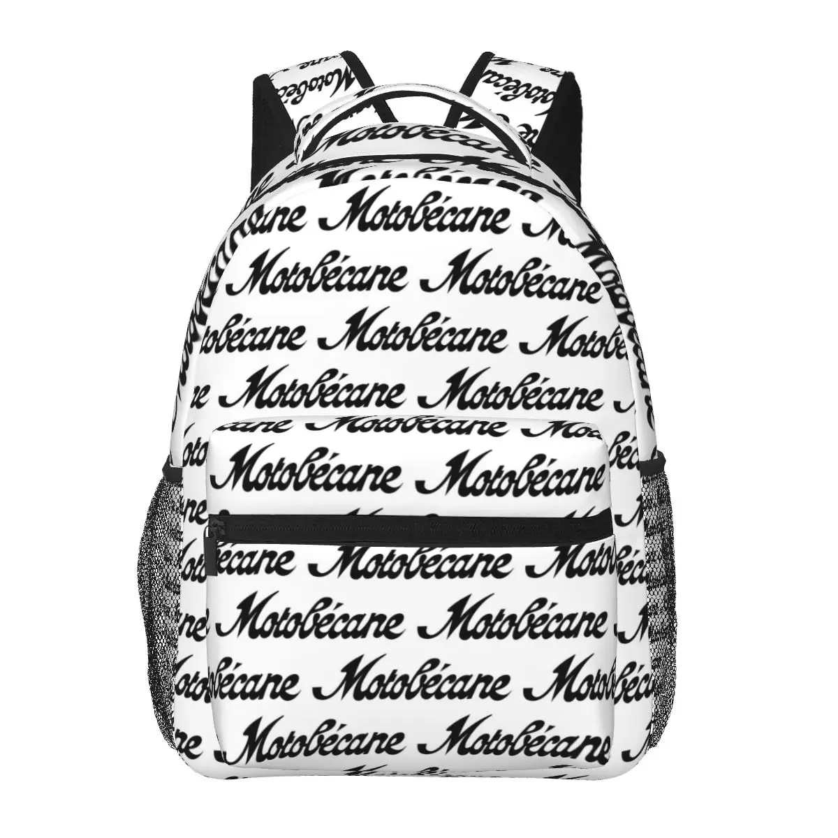 

Vintage Motorcycle Motobecane Backpacks Boys Girls Bookbag Children School Bags Laptop Rucksack Shoulder Bag Large Capacity