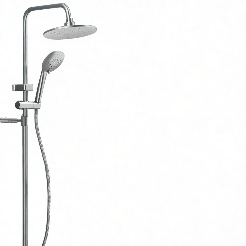 Grey Shower Head Replacement Slider Bracket Adjustable Mounting Base Bathroom Sprayer Rail Support Holder Accessory