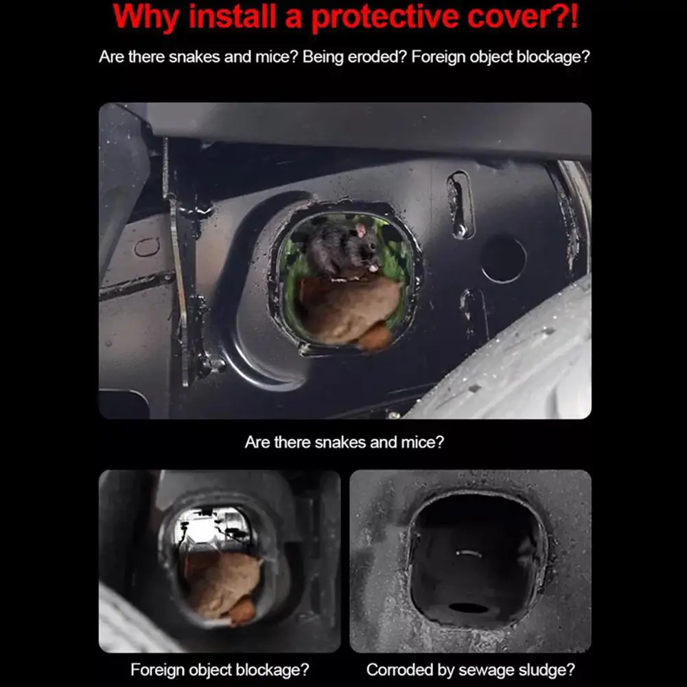 Para ford ranger 2023 ~ 2024 eixo traseiro capa protetora de borracha feixe à prova de areia acessórios do carro quadro traseiro esteira vedação