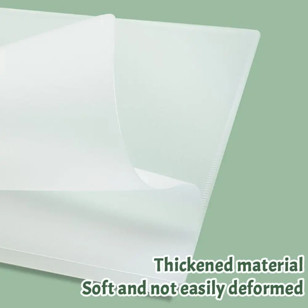 Portable PP A3/A4 File Folder Multicolor Loose Leaf File Binder Double Rotating Clip Test Paper Storage Students