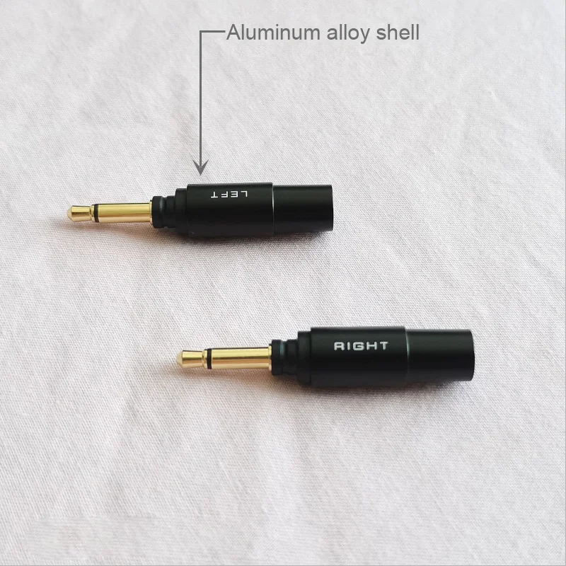 1 زوج كامل النحاس مطلية بالذهب سماعة دبوس ذكر وصلات صوت لياماها/YH-5000SE الرائد سماعة موصل 5.0 مللي متر حفرة