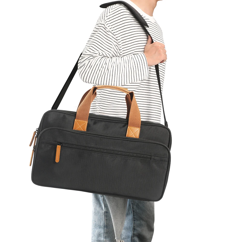 إيفا DJ الأقراص الدوارة واقية سعة كبيرة حمل أكياس التخزين مع مقبض بولي يوريثان ل Numark Party Mix II/Pioneer DJ DDJ-200