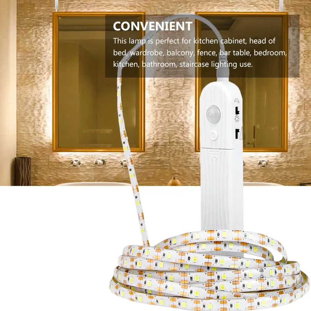 LED Induction Water Proof Light Bar Waterproof Flexible Strip Motion Sensor Bathroom Closet Lamp LED Lighting Solution