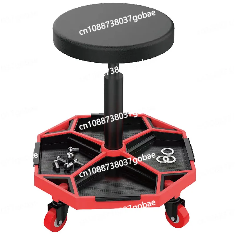 tabouret-de-reparation-d'outils-de-reparation-automobile-rond-elevateur-mobile-domestique-avec-fente-pour-outils
