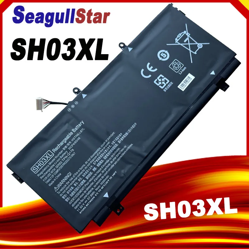 SH03XL CN03XL  HSTNN-LB7L TPN-Q178  901308-421 901345-855  Battery For HP Spectre X360 13-AB001 13-AB002 X360 13-W000