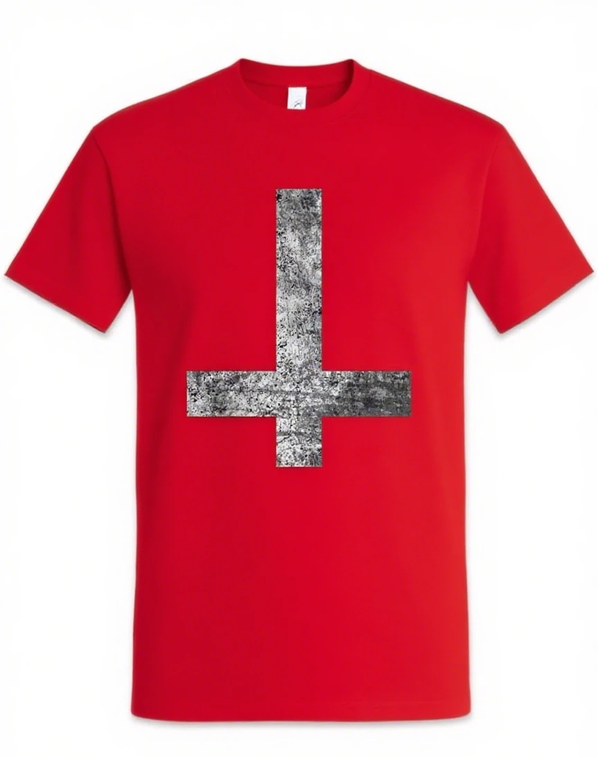 Urban Backwoods St. Peter's Cross 티셔츠 남성 티셔츠 통기성 블랙 유니섹스 패션 캐주얼 스트리트 트렌드 Y2k 하라주쿠 스타일 탑