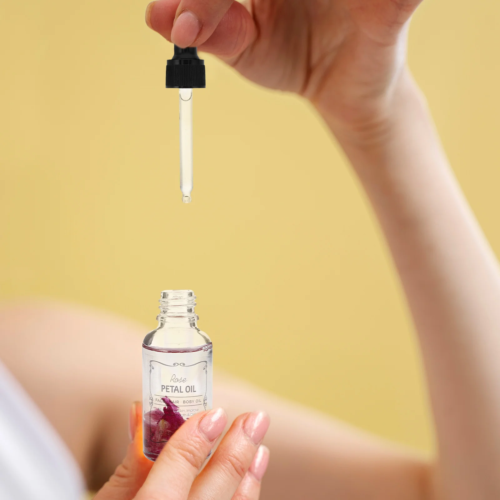 Rose Oil Dry Skin Facial Essential Oil Anti Aging Skin Elasticity Moisturizing Brightening Relaxation Ritual for Men