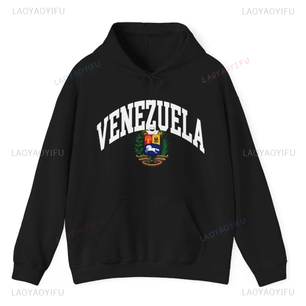 เสื้อสเวตเชิ้ตสไตล์วินเทจลายกราฟิกของขวัญจากเวเนซุเอลา สำหรับผู้หญิงและผู้ชาย สไตล์ลำลอง อุ่นสบาย แขนยาว ดีไซน์สร้างสรรค์