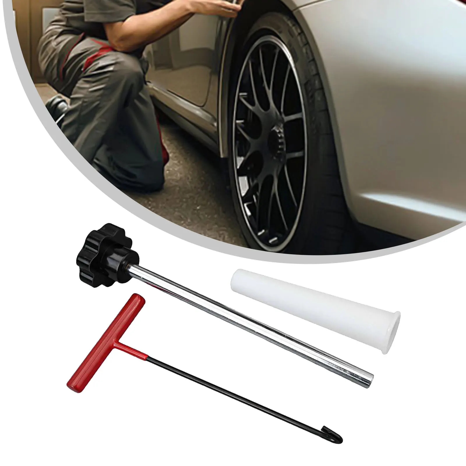 

1Set Car Valve Installation Tool Tire Repair Tool Tire Repair Valve Core Tool Automotive Repair Accessories