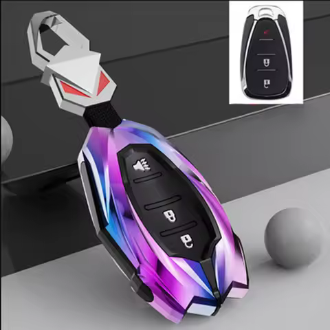 Car Key Case Cover for Chevrolet Volt Bolt Trax Malibu Blazer Traverse Onix Equino Orlando Cruze Spark Sonic Camaro Shell Fob