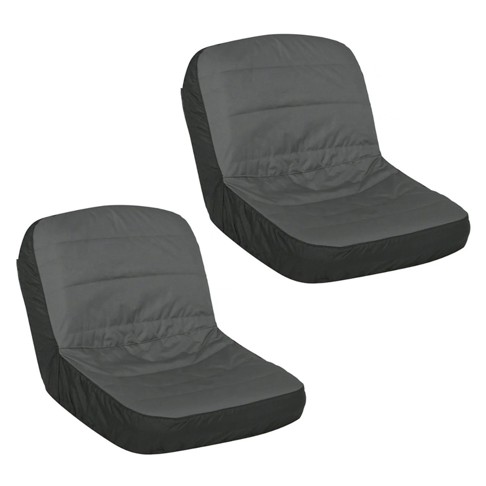 2X Universal Riding Lawn Mower Tractor Seat Cover Padded Comfort Pad Storage Pouch Medium