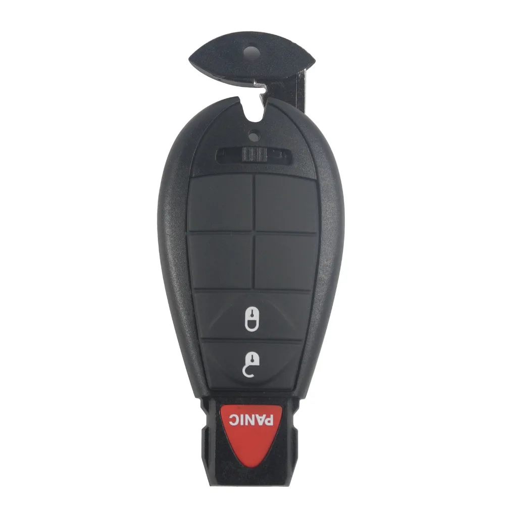 jingyuqin 3 Buttons Remote Case Key Shell For Jepp Chrysler 300 Town & Country Dodge Challenger Charger Durango Journey