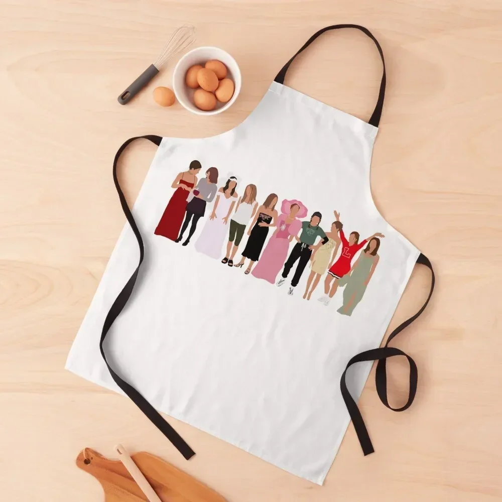 

Rachel Green Outfits Apron Kitchen Chef Home And Kitchen Barber Teacher Apron