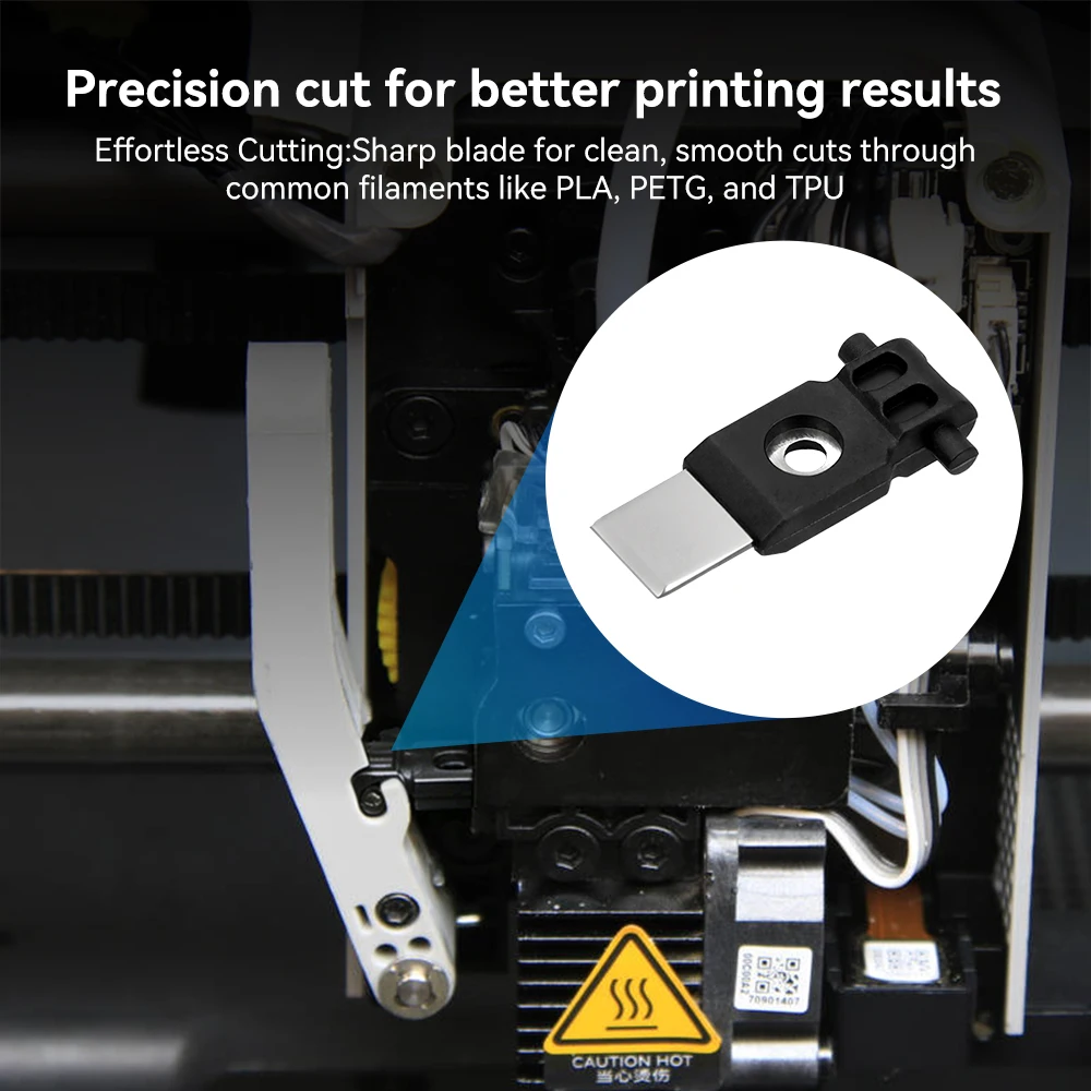 Für Bambulab X1 X1C P1S P1P Schaber-Filamentschneider-Klingen Ersatz für Bambu Lab A1 A1 Mini 3D-Drucker Filament-Ersatzteile – Detail 2