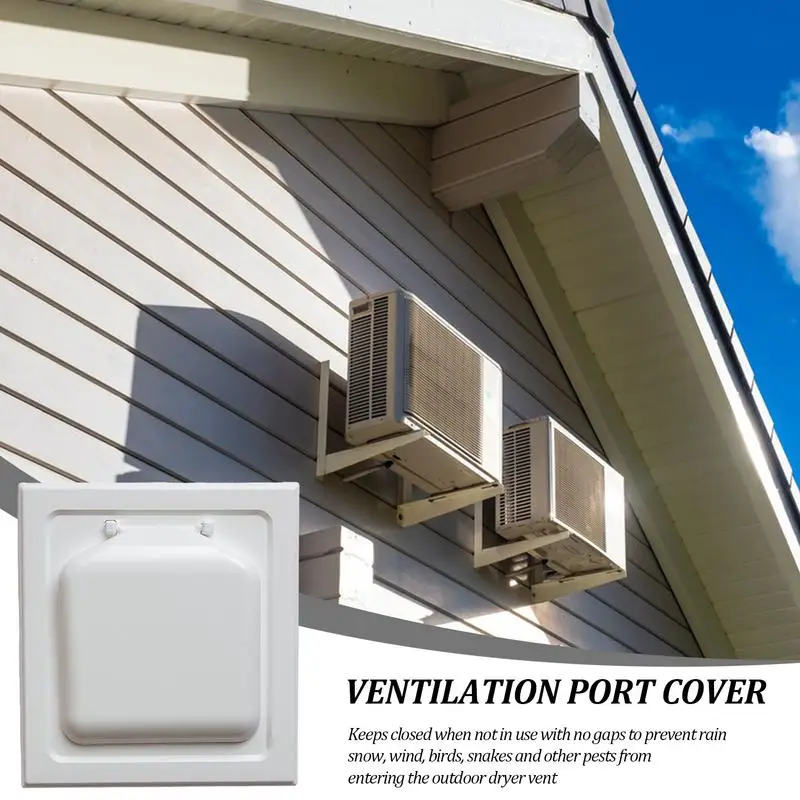 Outdoor Dryer Vent Cover Exterior Wall Vent Cover Door Dryer Vent Guard Safe House Vent Covers Exterior for House Ventilation