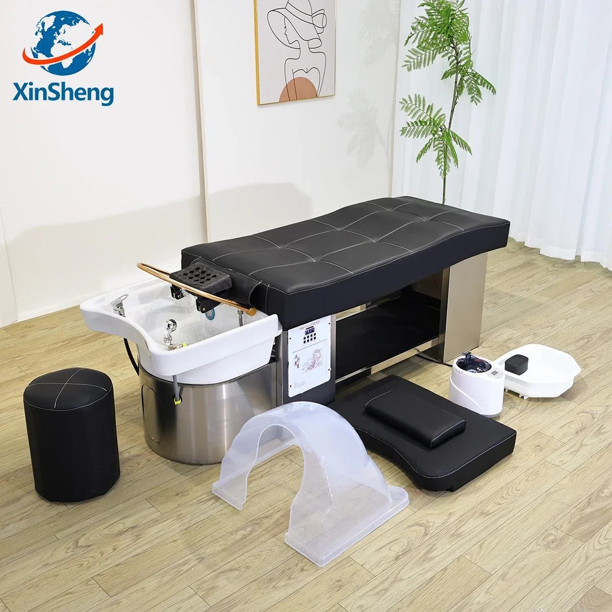 

XinSheng Massage Table Massage Bed Shampoo Beds Head SPA Salon Furniture Hair Washing Equipment Beauty Care Bed Sofa Cushion