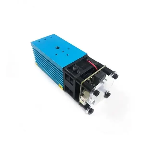 Alta potência yag cabeça de corte a laser gravador 450nm 5.5w módulo laser + placa controlador com dissipador calor ventilador suporte ttl para diy