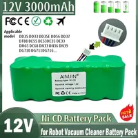 Strong power Battery for Ecovacs Deebot DE33 DE35 DE55 DE5G DD35 DM87 DM88 DG716 12V 3000mAh Robot Vacuum Cleaner Batttery Pack