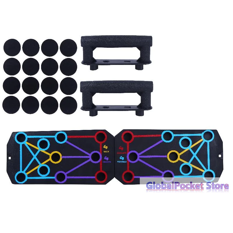 [TG823]1 Set Multifunctional Thicken Push Up Board Fitness Muscle Home Gym Push Up 20 Holes Push Up Stand gallery 3