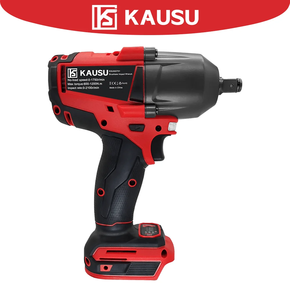 Brushless Electric Impact Wrench Cordless 1/2 Inch 4-speed 1200N.M Torque Handheld Power Tools For Makita 18V Battery