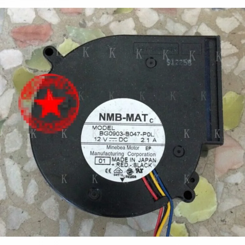 

C 1pcs FOR NMB BG0903-B047-P0L 9733 12V 2.1A 4-Wire PWM Cooling Fan